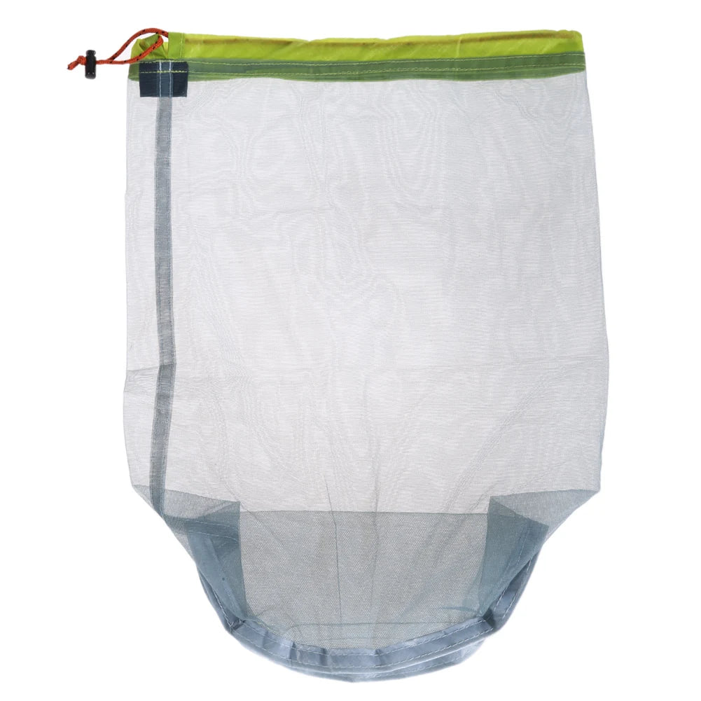 Ultralight Mesh Drawstring Stuff Sack | Camping & Travel Storage Bag