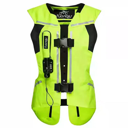 Motorcycle Airbag Protective Vest Anti-Fall Anti-Tear Equestrian Inflatable Vest Safety Riding Comfort Reflective Balloon Suit