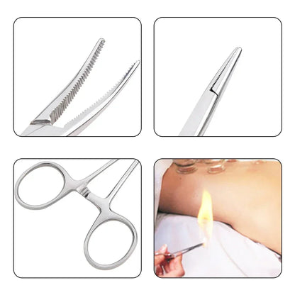 Stainless Steel Hemostatic Forceps | Surgical Clips & Mosquito Clamps