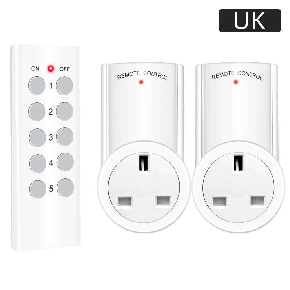 Smart Socket RF 433mhz Wireless Remote Control Outlet Adaptor Wall Electrical Switch Home Lamp For Smart Home EU UK US FR Plug