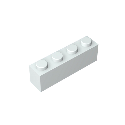 Gobricks GDS-534 Brick 1 x 4 without Bottom Tubes | Compatible Building Block Set