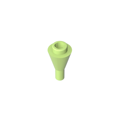 Gobricks GDS-1138 Cone 1 x 1 Inverted with Bar | Building Block for DIY Creations