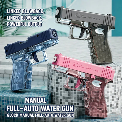 Mini Water Gun Pistol | Continuous Shooting Toy for Summer Outdoor Fun