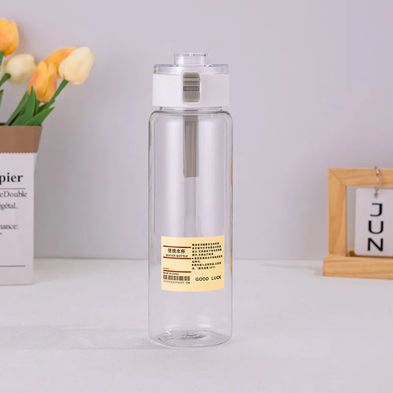 Portable Water Bottle | Leakproof Reusable Plastic Cup for Daily Hydration