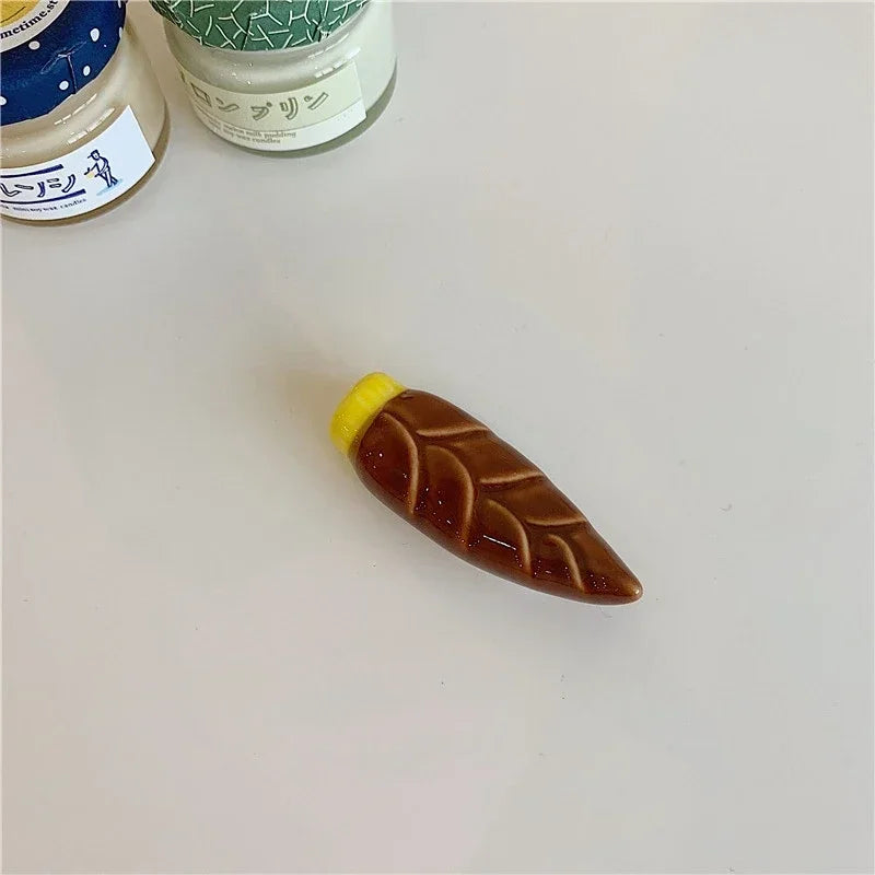 On sell Ceramic Vegetable Shape Chopsticks Holder Chopsticks Holder Stand Practical Fashion Kitchen Tableware Chopsticks Holders