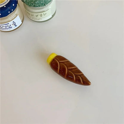 On sell Ceramic Vegetable Shape Chopsticks Holder Chopsticks Holder Stand Practical Fashion Kitchen Tableware Chopsticks Holders