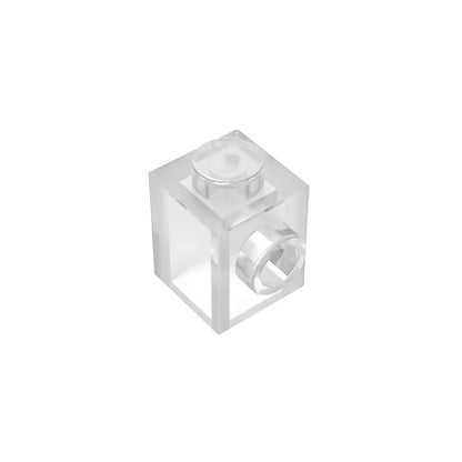 Gobricks GDS-635 BRICK 1X1 W. 1 KNOB | Single Side Bump Building Block Compatible with Lego 87087