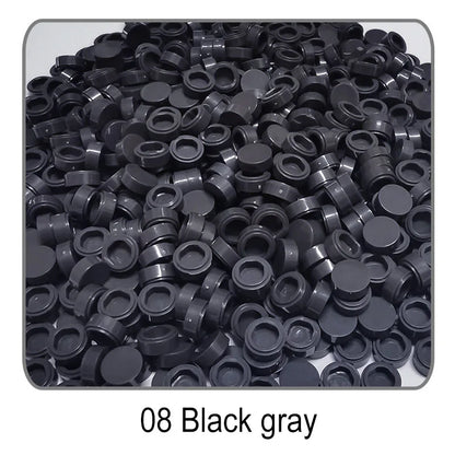 1000Pcs Tile 1x1 Round Building Blocks | 52 Color DIY Educational Creative Toy Set