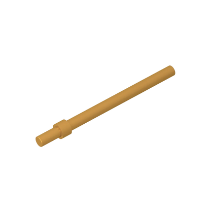 Gobricks GDS-905 Bar 6L with Stop Ring | Technical Building Block Piece Compatible with Lego 63965