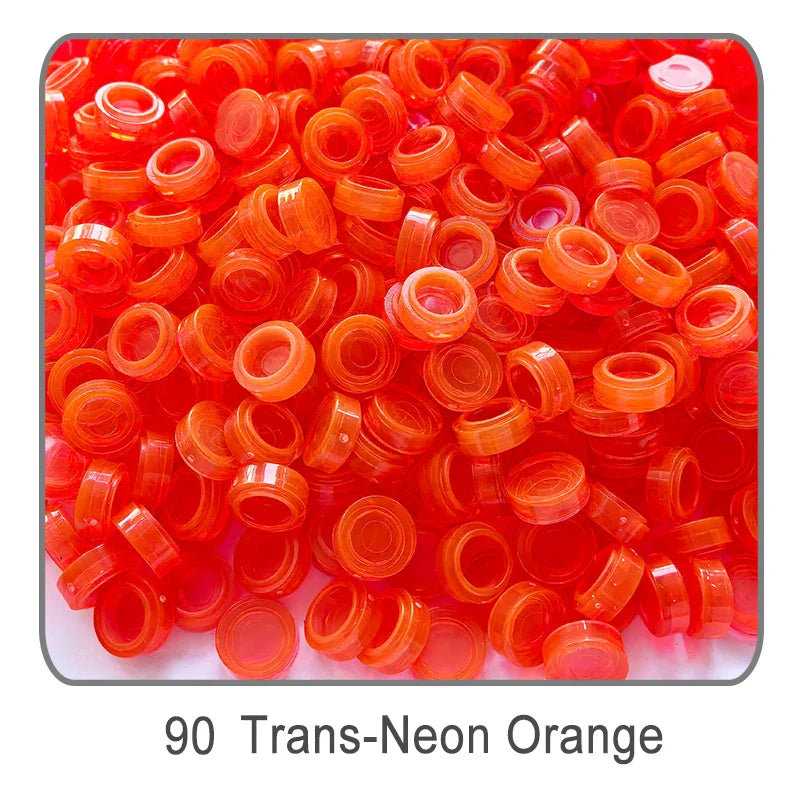 1000Pcs Tile 1x1 Round Building Blocks | 52 Color DIY Educational Creative Toy Set