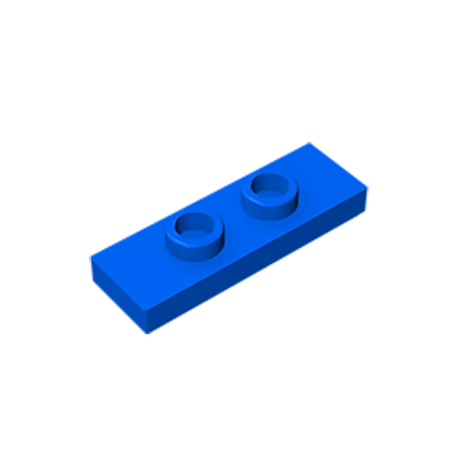 Gobricks GDS-1504 Plate, Modified 1 x 3 with 2 Studs (Double Jumper) | Compatible Building Block Piece