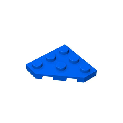 Gobricks GDS-556 Wedge Plate 3 x 3 Cut Corner | Compatible Building Block for DIY