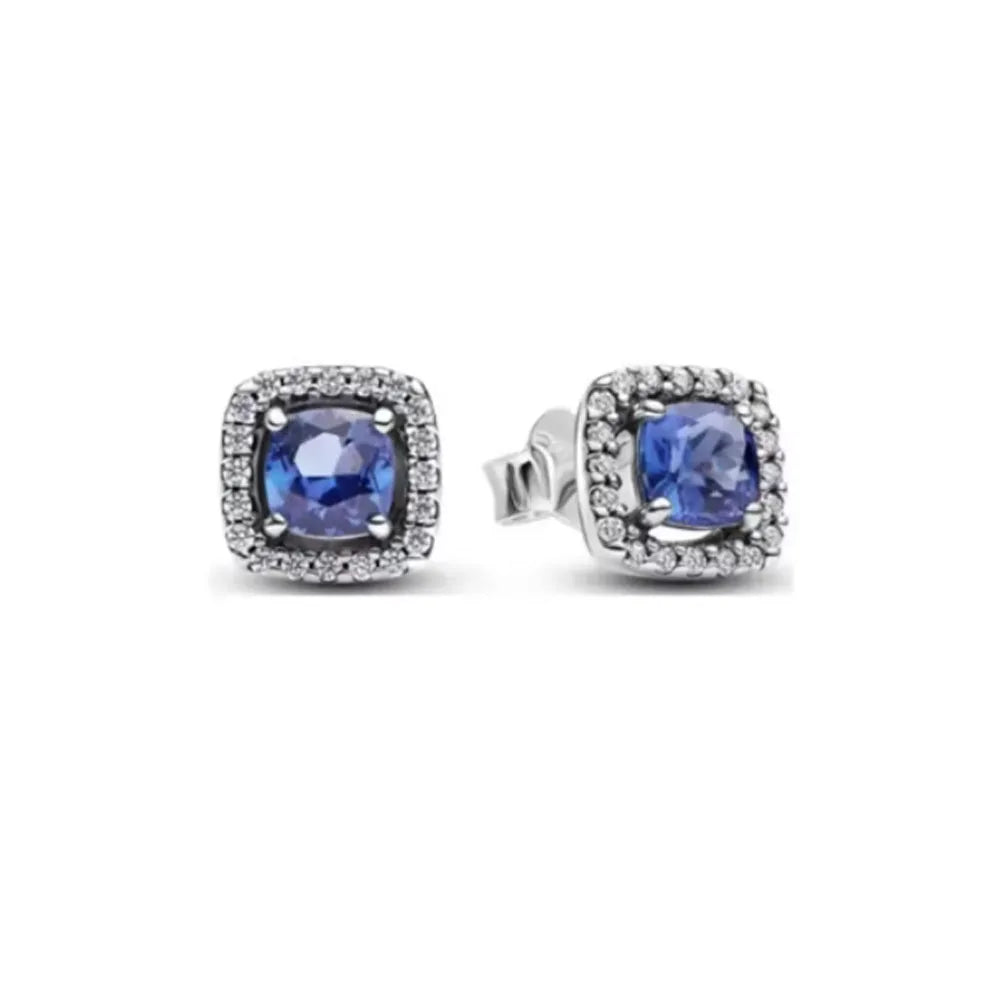 925 Sterling Silver Snowflake Heart Earrings | Fine Stud Earrings for Women