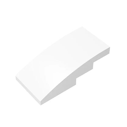 Slope, Curved 4 x 2 Building Block (Gobricks GDS-660) | Compatible with Lego 93606 Parts for DIY