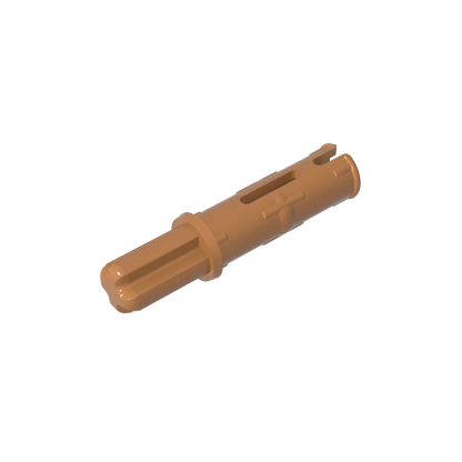 Gobricks GDS-929 Axle Pin 3L with Friction Ridges | Compatible Building Block for Technic