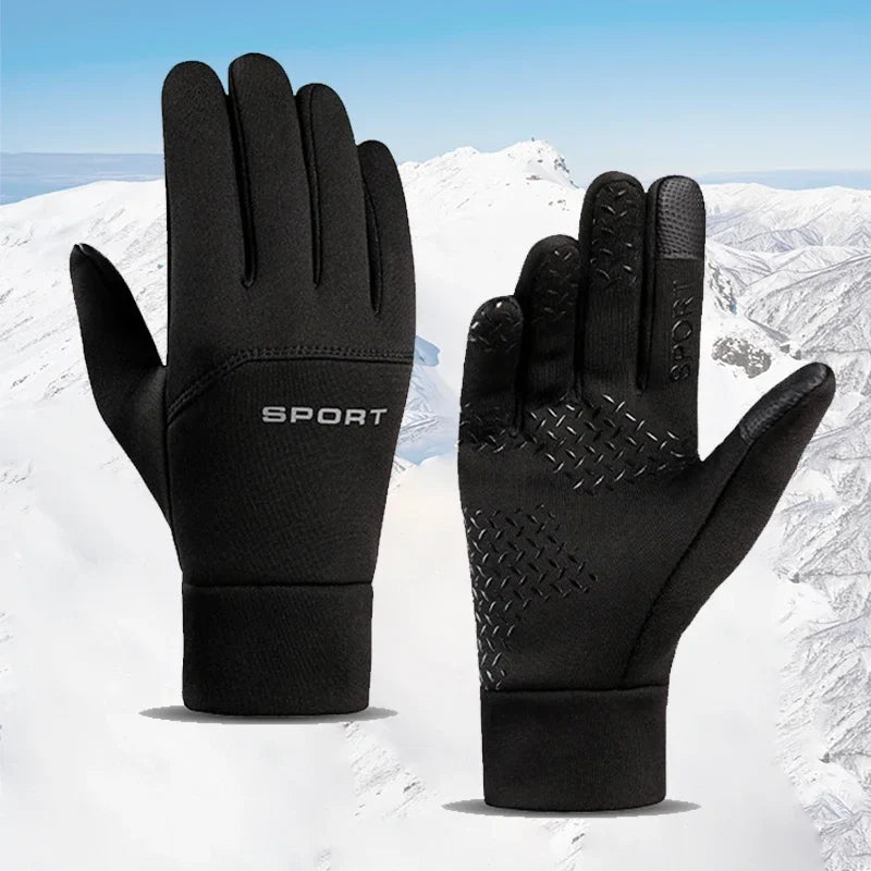 Winter Touchscreen Windproof Thermal Gloves for Men & Women – Cycling, Running, Hiking & Skiing