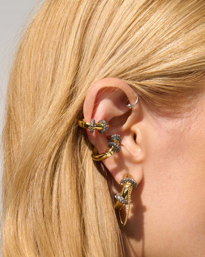 Molly Pavé Hoops