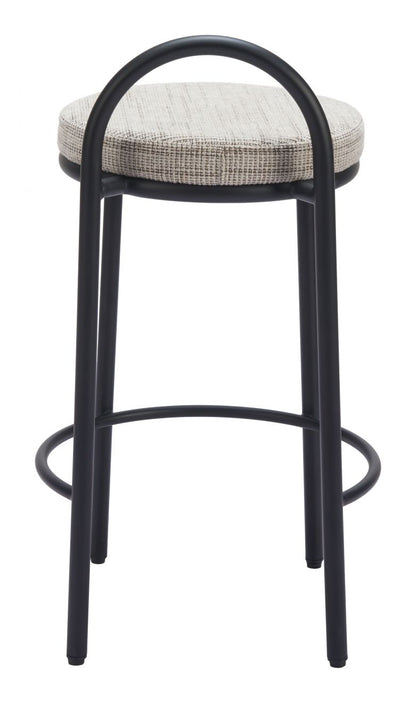 Sisal Chenille Fabric Counter Stool 2PC