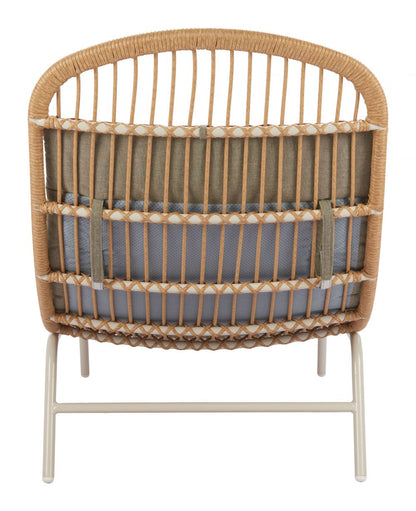 Skim Olefin Fabric Outdoor Chaise Lounge