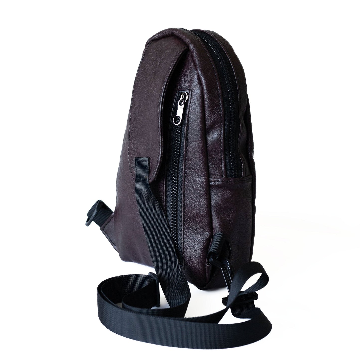 Small Vegan Leather Sling Bag - Crossbody | Buru