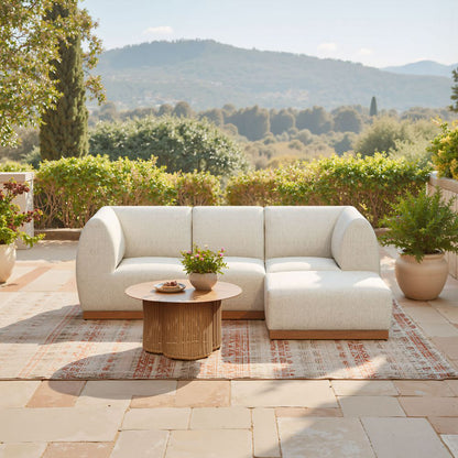 Soka Aluminum Round Outdoor Coffee Table