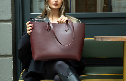 Solea Women’s Leather Bag – Genuine Leather Women’s Tote Shoulder Bag for Everyday Use | Minimal & Handcrafted