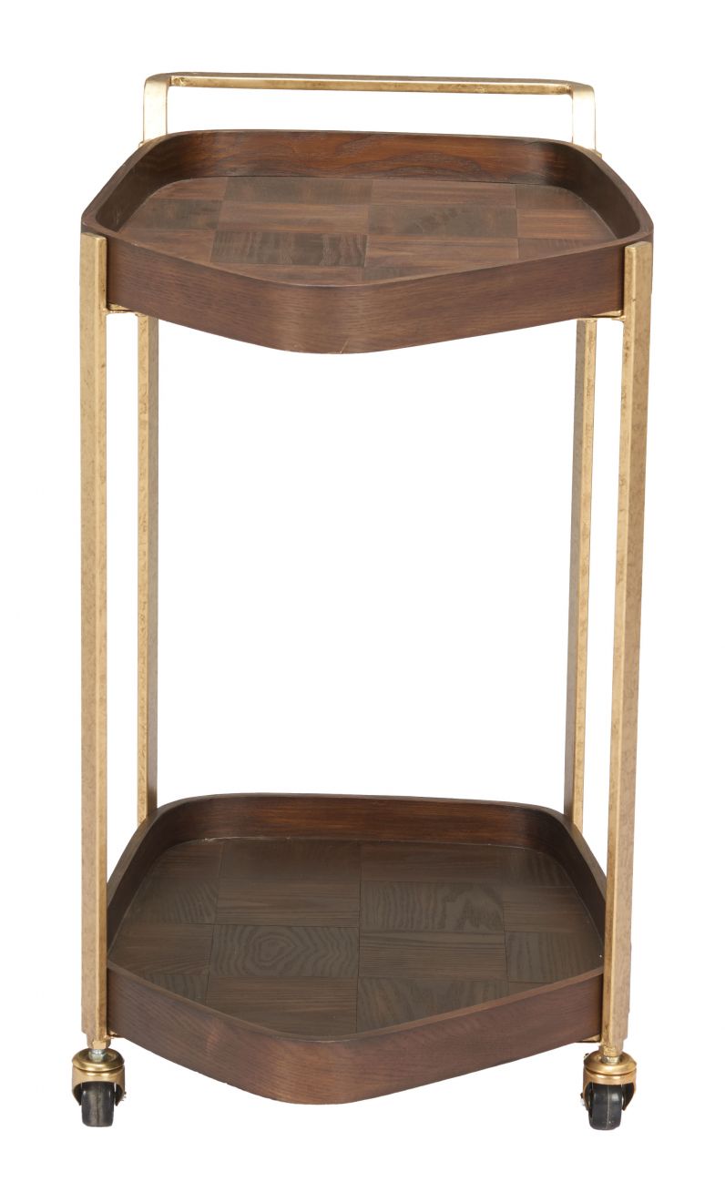 Stela Steel Frame Bar Cart