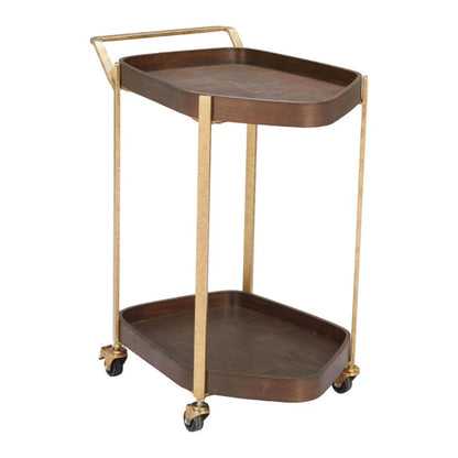 Stela Steel Frame Bar Cart