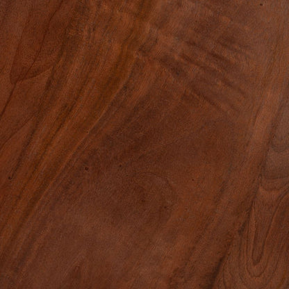 Stuk Wood Top Round Side Table