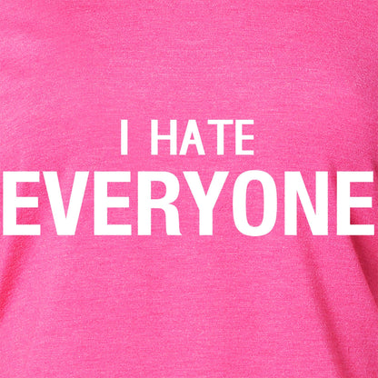 I hate everyone Tapered Long Sleeve Hoodie