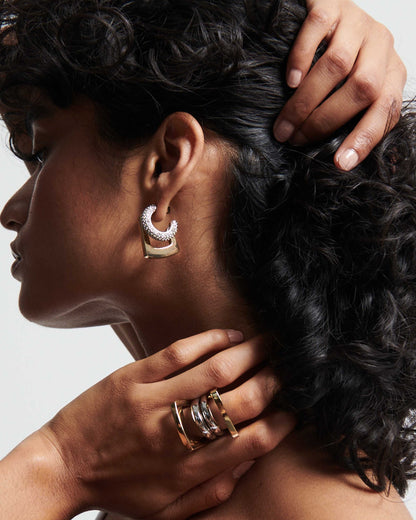 Tina Pave Earrings
