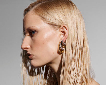 Tina Mini Pave Earrings
