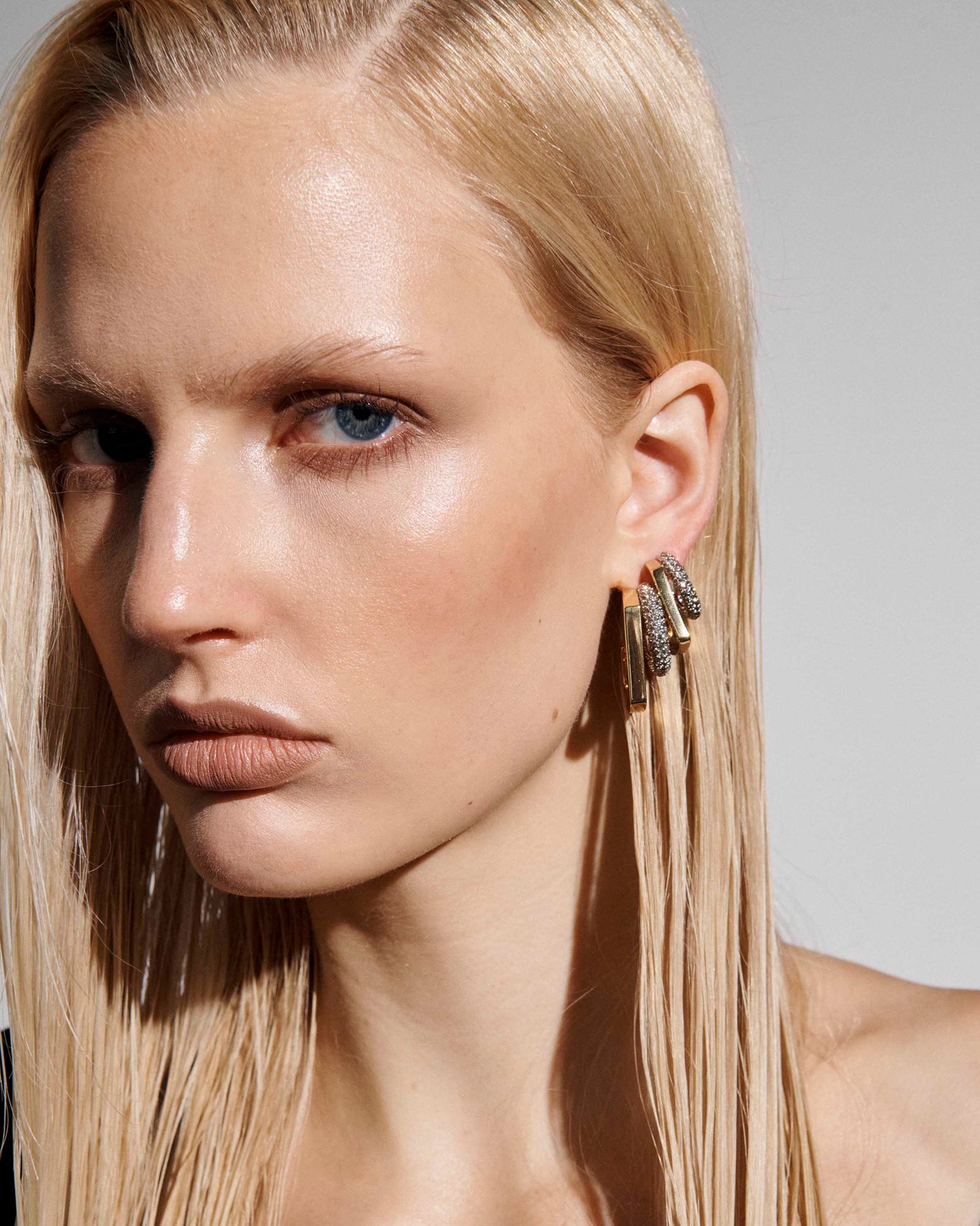 Tina Mini Pave Earrings