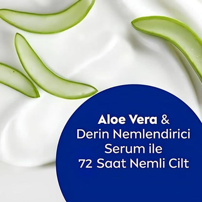 Nivea Aloe Vera 72-Hour Moisturizing Body Lotion for Dry Skin - Long-Lasting Hydration & Softness