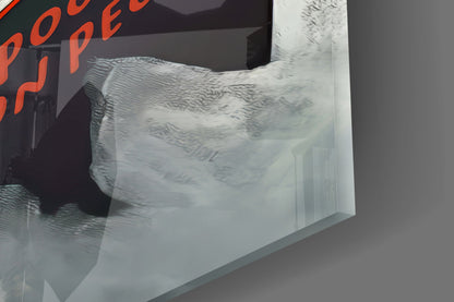 Wise Seagull Glass Wall Art || Designer Collection