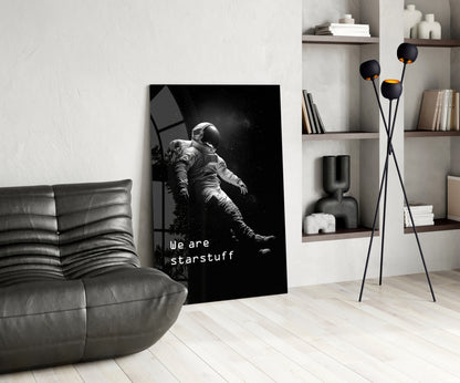 Loneliness in Space Glass Wall Art || Designer Collection