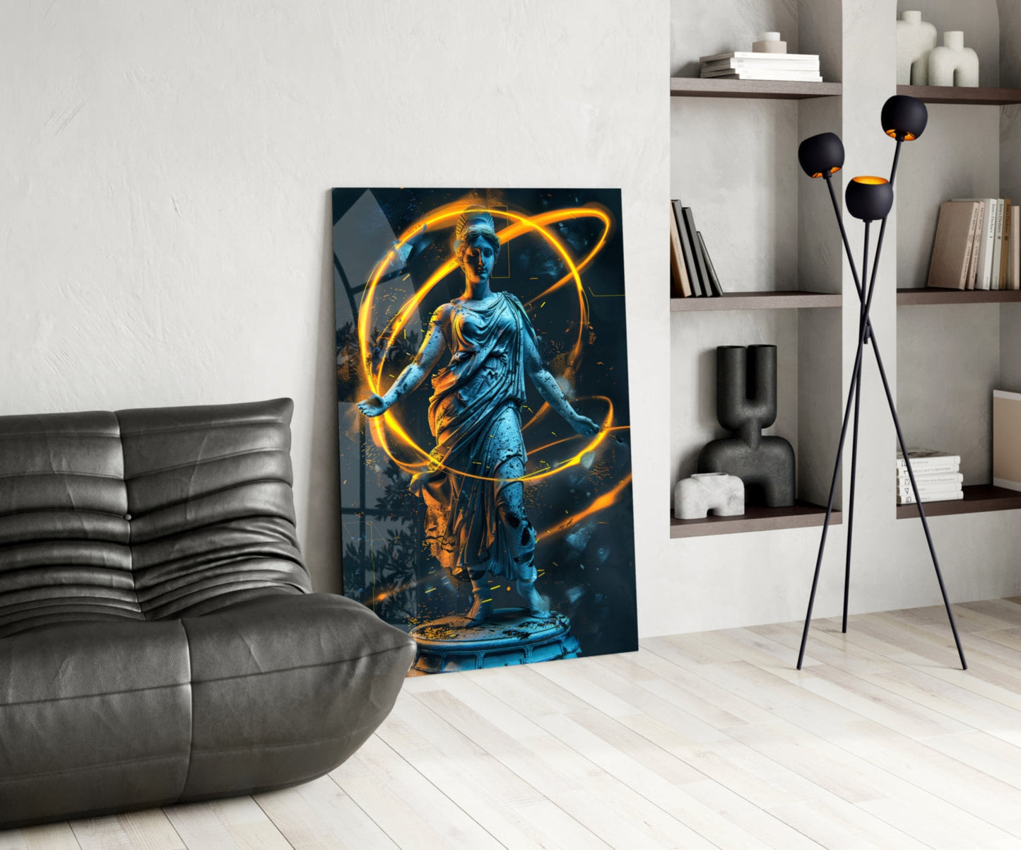 Neon Venus Glass Wall Art || Designer Collection