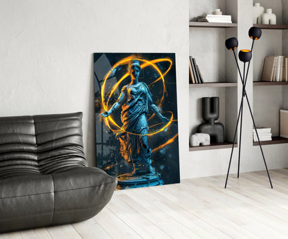 Neon Venus Glass Wall Art || Designer Collection