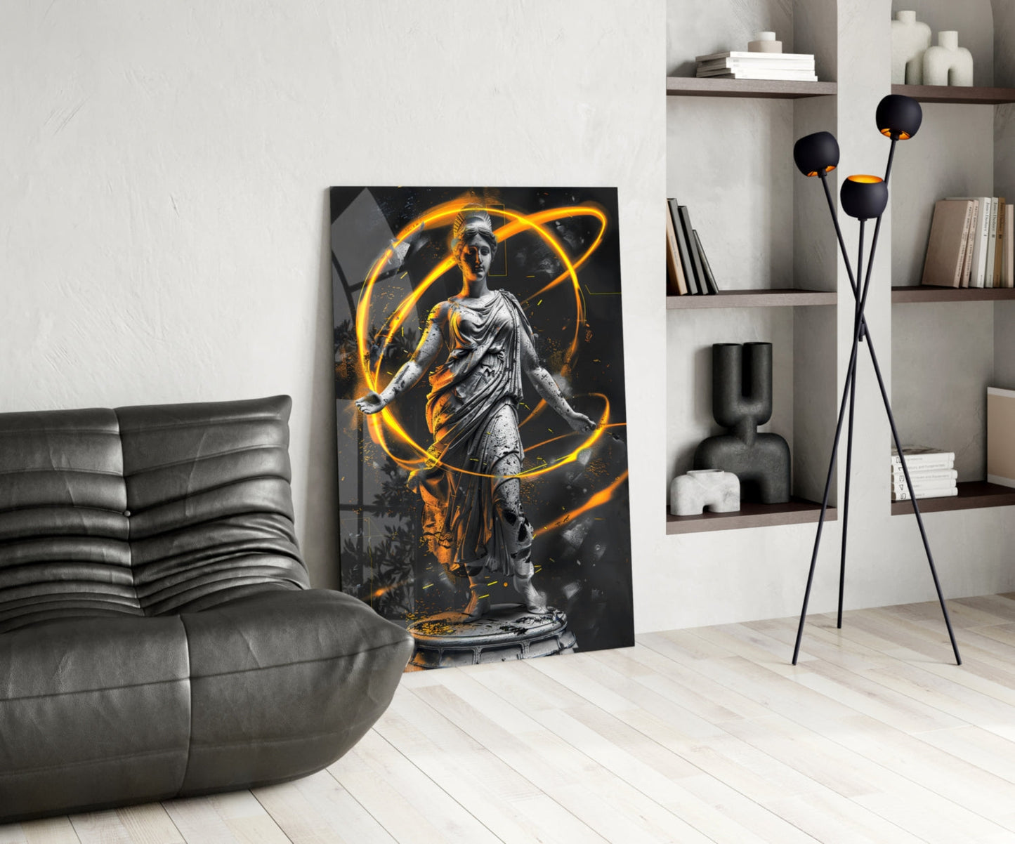 Neon Venus Glass Wall Art || Designer Collection