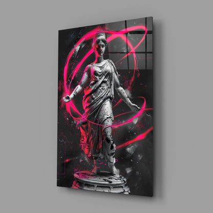 Neon Venus Glass Wall Art || Designer Collection