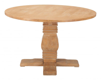 Tabi Solid Wooden Round Dining Table