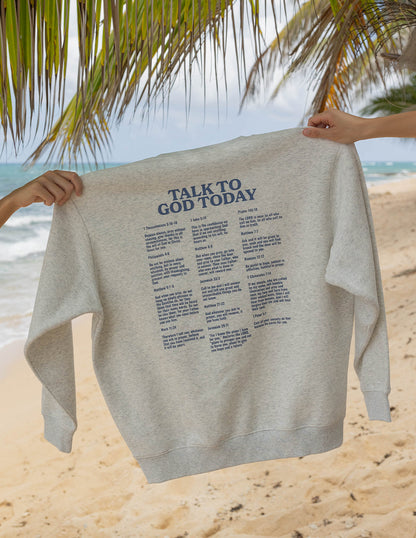 Talk to God Unisex Crewneck