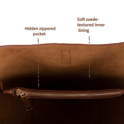 Azura Women’s Leather Shoulder Bag – Genuine Leather Handbag for Everyday Elegance | Minimal & Handcrafted