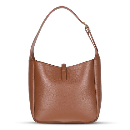 Azura Women’s Leather Shoulder Bag – Genuine Leather Handbag for Everyday Elegance | Minimal & Handcrafted