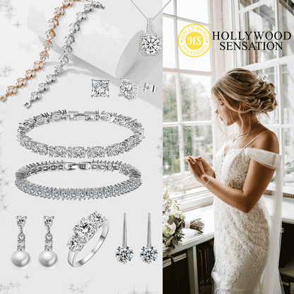 Tennis Bracelet  with 1/8 CT  Cubic Zirconia