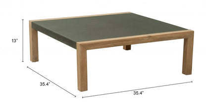 Teras Terrazzo Top Square Coffee Table