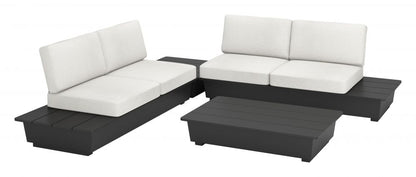 Tien Aluminum Black Coffee Table