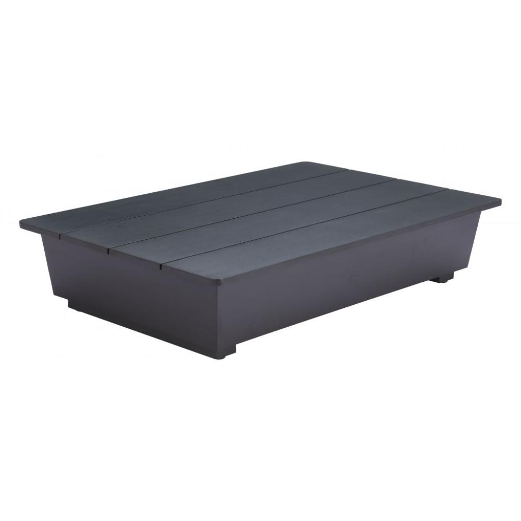 Tien Aluminum Black Coffee Table