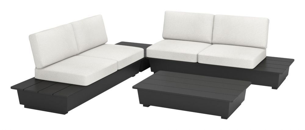 Tien Aluminum Square Side Table