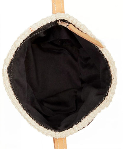 Small Generous Peace Handmade Sisal Crossbody Bag